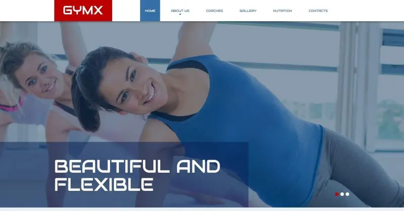 Female Only Gym Website - Website Showcase