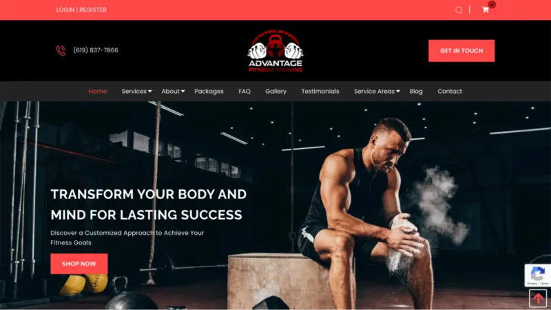 FitZone Gym & Wellness - Website Showcase
